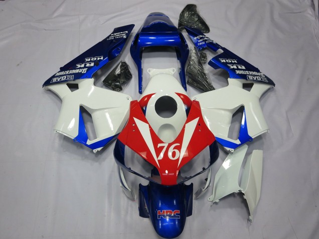 76 Bianco & Rosso 2003-2004 Honda CBR600RR Carene Moto 76 Bianco & Rosso 2003-2004 Honda CBR600RR Carene Moto