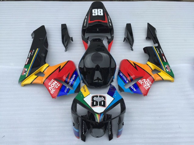 86 Nero & Rosso 2005-2006 Honda CBR600RR Carene Moto 86 Nero & Rosso 2005-2006 Honda CBR600RR Carene Moto