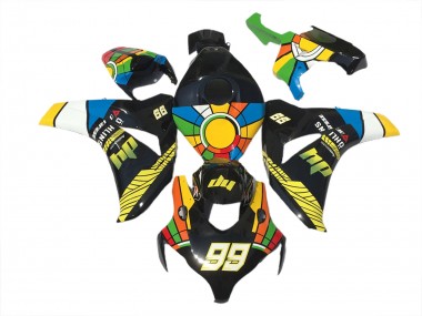 99 Multicolori 2008-2011 Honda CBR1000RR Carene Moto