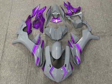 Accenti Nardo Grigio & Viola 2015-2019 Yamaha R1 Carene Moto