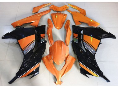 Alba Arancione & Nero 2013-2018 Kawasaki Ninja 300 Carene Moto