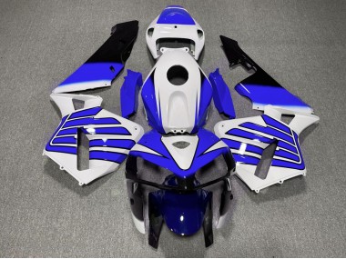 Ali Blu Scuro & Bianche 2005-2006 Honda CBR600RR Carene Moto