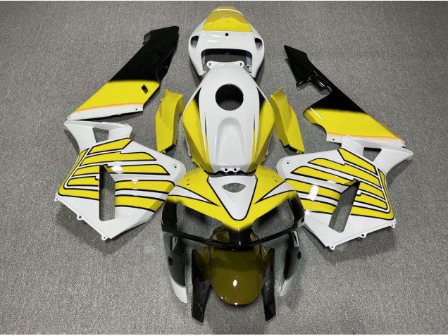 Ali Gialle & Bianche 2005-2006 Honda CBR600RR Carene Moto Ali Gialle & Bianche 2005-2006 Honda CBR600RR Carene Moto