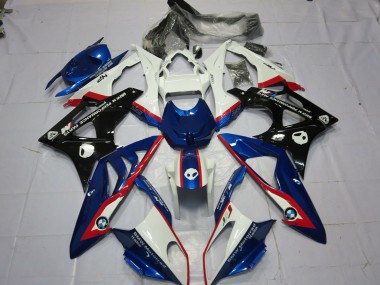 Alien Blu & Bianco 2009-2014 BMW S1000RR Carene Moto