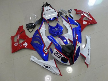 Alieno Blu & Bianco 2009-2014 BMW S1000RR Carene Moto