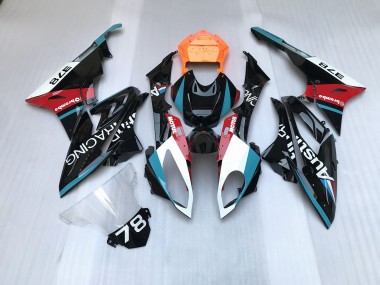 Alieno Blu & Bianco 2009-2014 BMW S1000RR Carene Moto