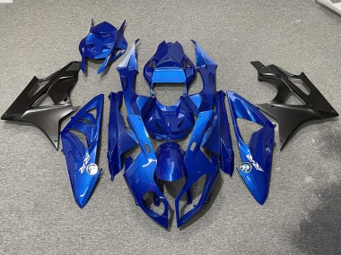 Alieno Blu & Bianco 2009-2014 BMW S1000RR Carene Moto