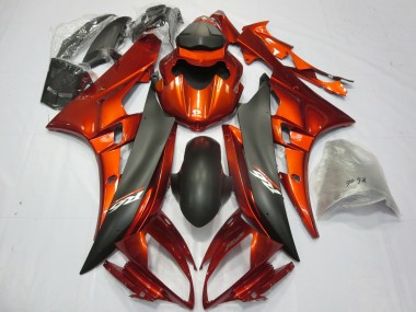 Arancia Bruciata 2006-2007 Yamaha R6 Carene Moto