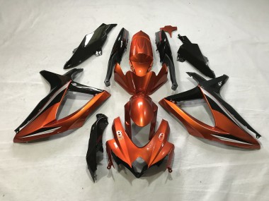 Arancia Bruciata 2008-2010 Suzuki GSXR 600-750 Carene Moto