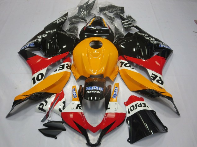 Arancio Chiaro Repsol 2009-2012 Honda CBR600RR Carene Moto Arancio Chiaro Repsol 2009-2012 Honda CBR600RR Carene Moto