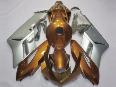 Arancio Lucido & Argento 2004-2005 Honda CBR1000RR Carene Moto