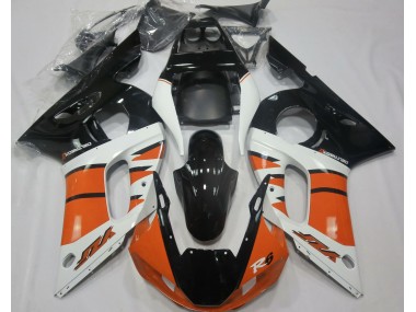 Arancio Lucido & Nero 1998-2002 Yamaha R6 Carene Moto