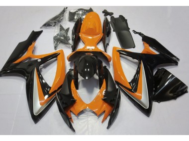 Arancio Lucido Rovinato 2006-2007 Suzuki GSXR 600-750 Carene Moto