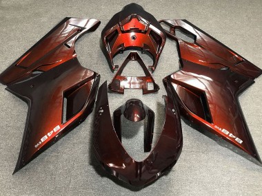 Arancio Profondo 2007-2014 Ducati 848 1098 1198 Carene Moto
