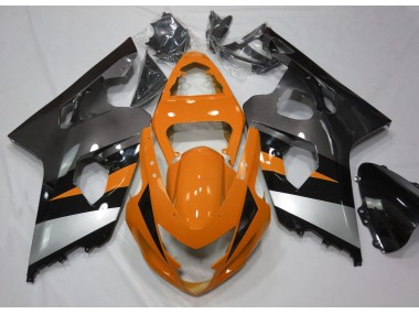 Arancione & Argento 2004-2005 Suzuki GSXR 600-750 Carene Moto