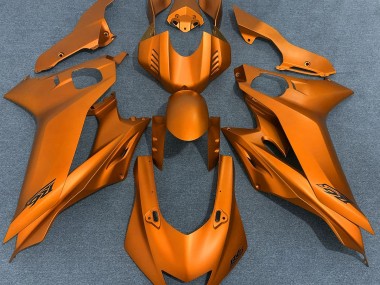 Arancione Brillante Opaco 2017-2021 Yamaha R6 Carene Moto