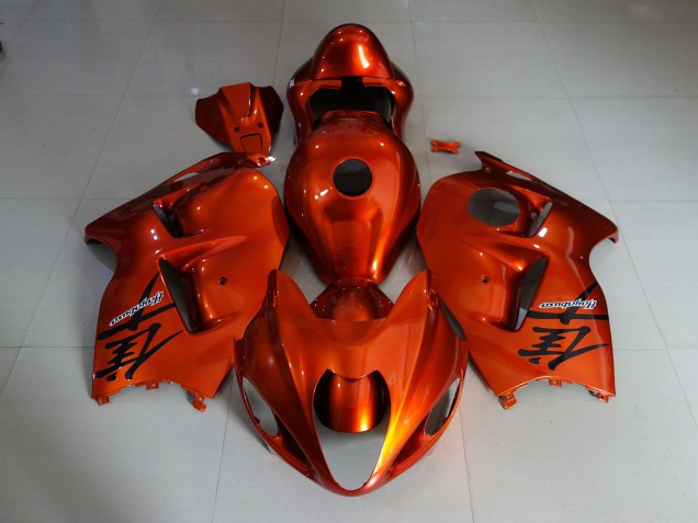 Arancione Brillante & Vibrante 1997-2007 Suzuki GSXR 1300 Carene Moto Arancione Brillante & Vibrante 1997-2007 Suzuki GSXR 1300 Carene Moto