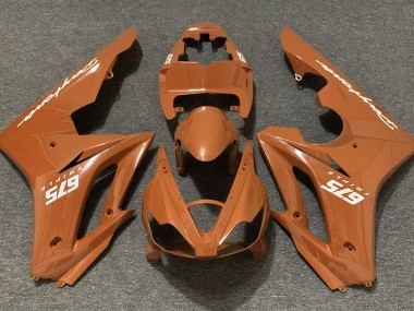 Arancione Lucido 2006-2008 Triumph Daytona 675 Carene Moto