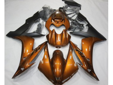 Arancione Lucido & Nero 2004-2006 Yamaha R1 Carene Moto