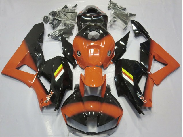 Arancione Lucido & Nero Sfumato 2013-2023 Honda CBR600RR Carene Moto Arancione Lucido & Nero Sfumato 2013-2023 Honda CBR600RR Carene Moto