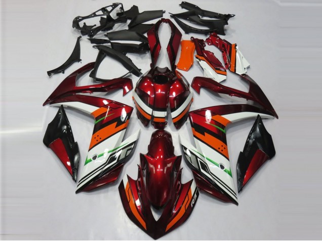 Arancione & Marrone 2015-2018 Yamaha R3 Carene Moto Arancione & Marrone 2015-2018 Yamaha R3 Carene Moto