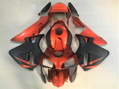 Arancione & Nero Opaco 2003-2004 Honda CBR600RR Carene Moto