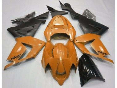 Arancione Perlato & Nero 2004-2005 Kawasaki ZX10R Carene Moto
