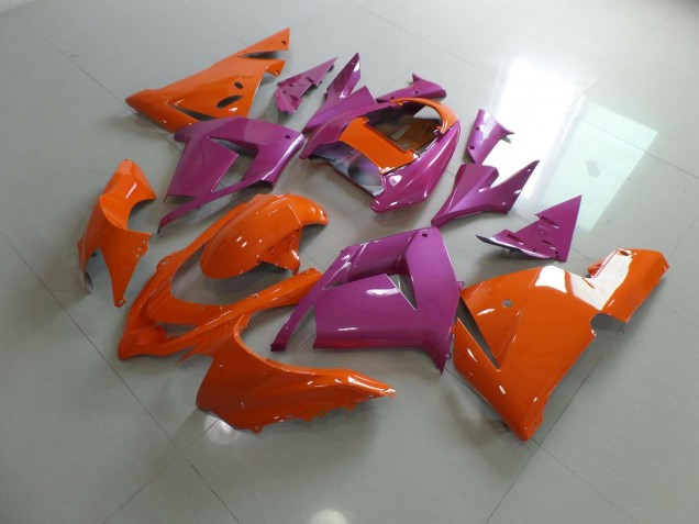 Arancione Rosa 2004-2005 Kawasaki ZX10R Carene Moto Arancione Rosa 2004-2005 Kawasaki ZX10R Carene Moto