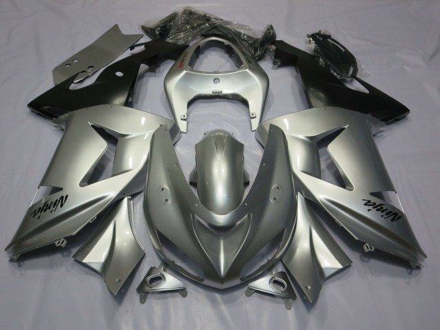 Argento 2006-2007 Kawasaki ZX10R Carene Moto Argento 2006-2007 Kawasaki ZX10R Carene Moto