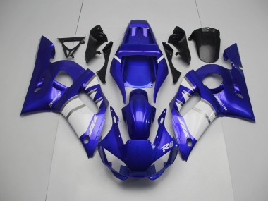 Argento Bianco & Blu 1998-2002 Yamaha R6 Carene Moto