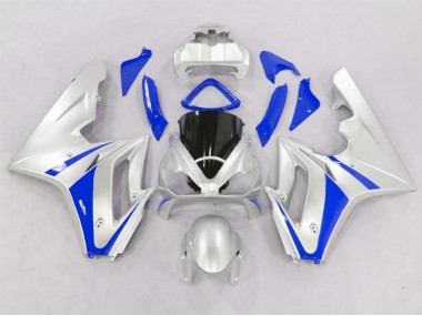 Argento & Blu 2006-2008 Triumph Daytona 675 Carene Moto