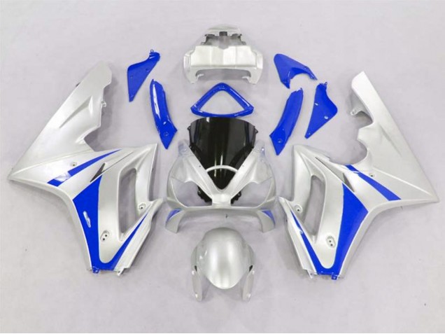 Argento & Blu 2006-2008 Triumph Daytona 675 Carene Moto Argento & Blu 2006-2008 Triumph Daytona 675 Carene Moto