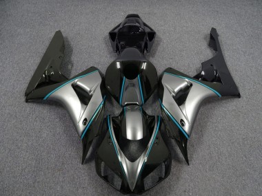 Argento Con Striscia Blu 2006-2007 Honda CBR1000RR Carene Moto