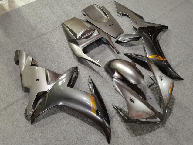 Argento Lucido & Oro 2002-2003 Yamaha R1 Carene Moto Argento Lucido & Oro 2002-2003 Yamaha R1 Carene Moto