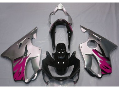 Argento Lucido & Rosa 1999-2000 Honda CBR600 F4 Carene Moto