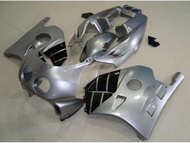 Argento & Nero 1990-1998 Honda CBR250RR Carene Moto