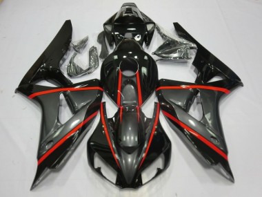 Argento & Nero 2006-2007 Honda CBR1000RR Carene Moto