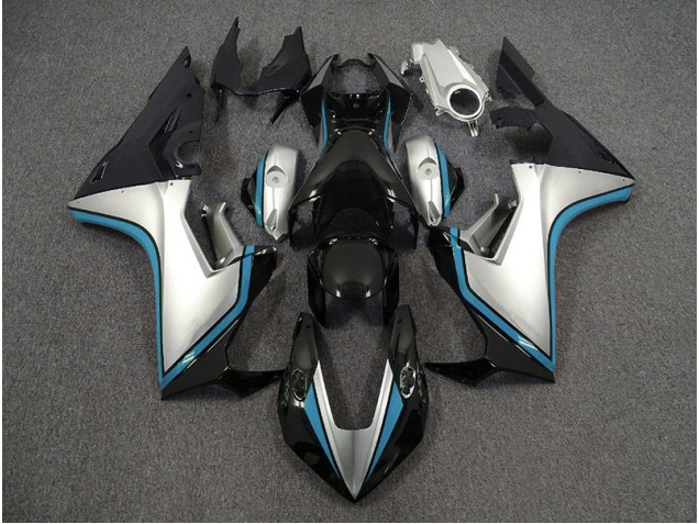 Argento Nero & Azzurro 2017-2023 Honda CBR1000RR Carene Moto Argento Nero & Azzurro 2017-2023 Honda CBR1000RR Carene Moto