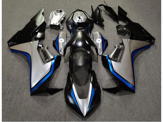 Argento & Nero & Blu 2017-2023 Honda CBR1000RR Carene Moto Argento & Nero & Blu 2017-2023 Honda CBR1000RR Carene Moto