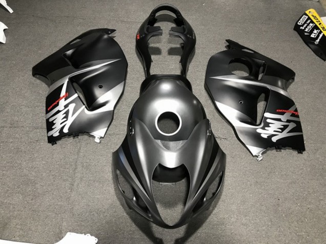 Argento Opaco/Nero 1997-2007 Suzuki GSXR 1300 Carene Moto Argento Opaco/Nero 1997-2007 Suzuki GSXR 1300 Carene Moto