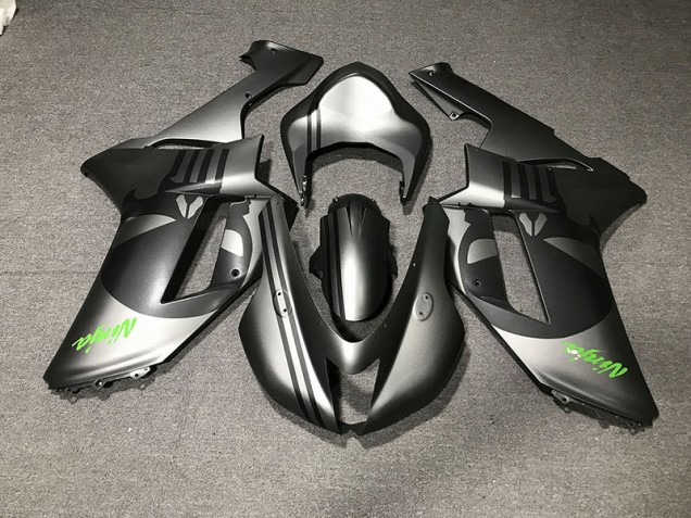 Argento Opaco & Teschio 2007-2008 Kawasaki ZX6R Carene Moto Argento Opaco & Teschio 2007-2008 Kawasaki ZX6R Carene Moto