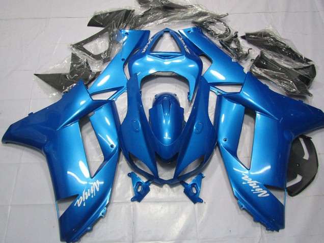 Azzurro 2007-2008 Kawasaki ZX6R Carene Moto Azzurro 2007-2008 Kawasaki ZX6R Carene Moto