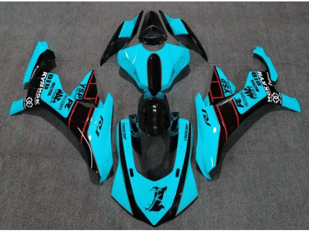 Azzurro 2015-2019 Yamaha R1 Carene Moto Azzurro 2015-2019 Yamaha R1 Carene Moto