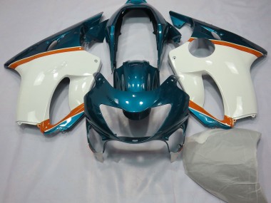 Azzurro & Arancione 1999-2000 Honda CBR600 F4 Carene Moto
