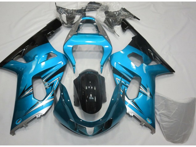 Azzurro & Argento 2001-2003 Suzuki GSXR 600-750 Carene Moto Azzurro & Argento 2001-2003 Suzuki GSXR 600-750 Carene Moto