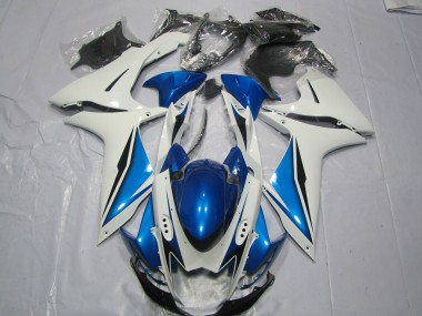 Azzurro & Bianco 2011-2024 Suzuki GSXR 600-750 Carene Moto