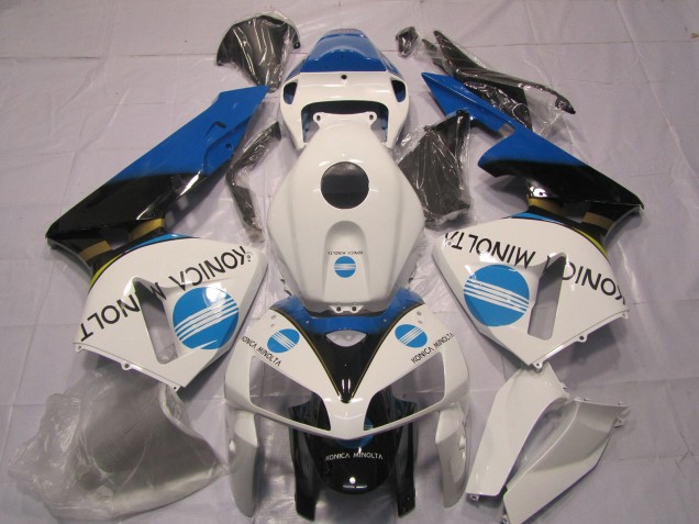 Azzurro Konica Minolta 2005-2006 Honda CBR600RR Carene Moto Azzurro Konica Minolta 2005-2006 Honda CBR600RR Carene Moto