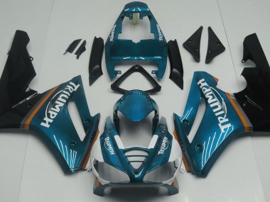 Azzurro Lucido 2009-2012 Triumph Daytona 675 Carene Moto