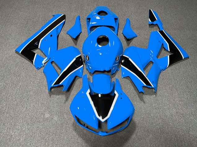 Azzurro Lucido & Nero 2013-2023 Honda CBR600RR Carene Moto Azzurro Lucido & Nero 2013-2023 Honda CBR600RR Carene Moto