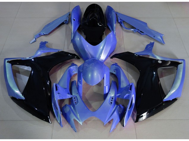 Azzurro & Nero 2006-2007 Suzuki GSXR 600-750 Carene Moto